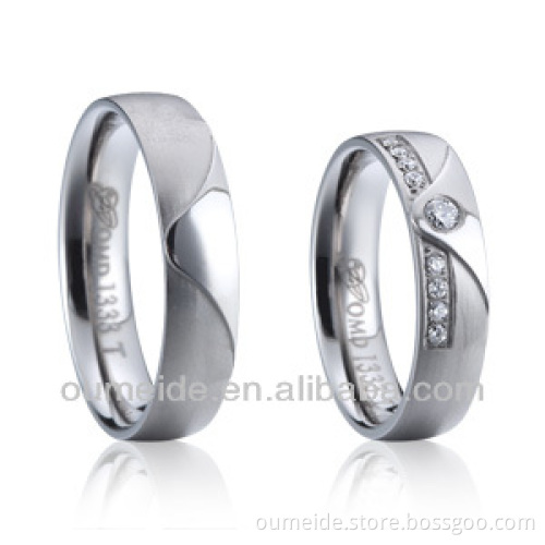 sale wedding band mens zircon stone silver ring